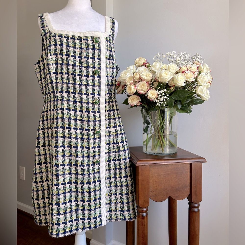 Kate Spade Juniper Mainline Pop Tweed Dress